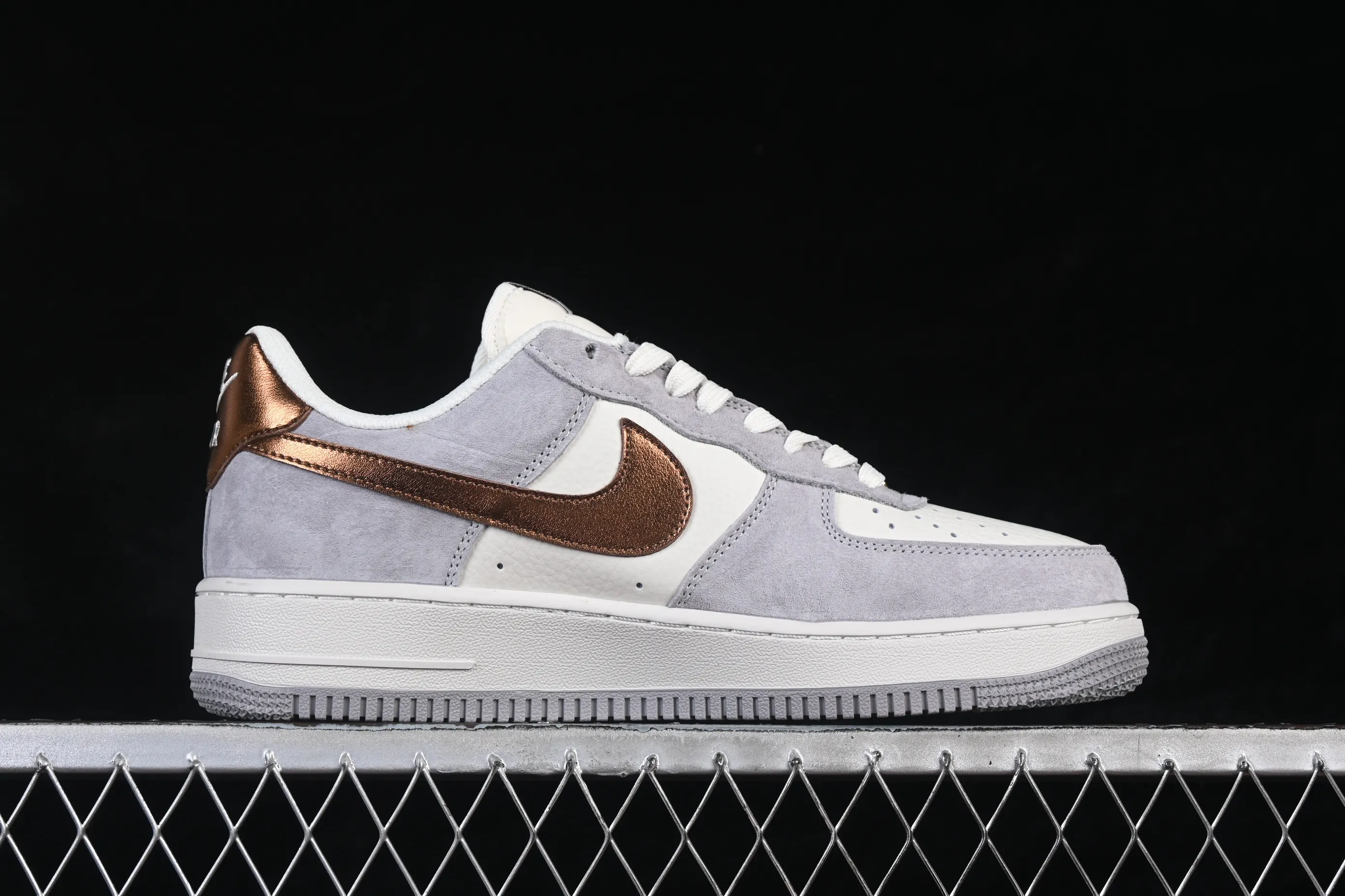All Categories Nk Air Force 1 Air Force Series Nk Air Force 1 Low Air Force Low Nike Air Force 1'07 Low Milk White Gray Gold Air Force One Low Casual Shoes DV5477-007